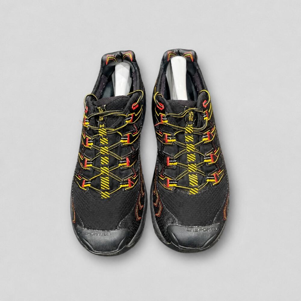 La Sportiva Ultra Raptor II Trail Running Shoes Men Size US 10.5+ Black Yellow